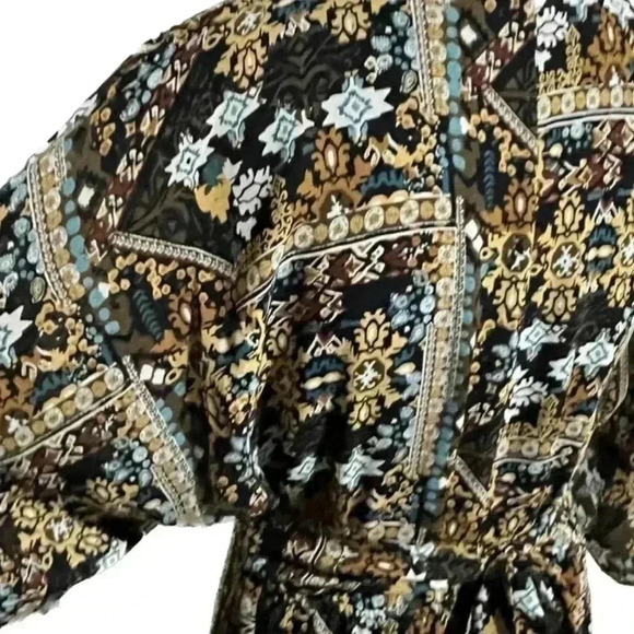 James & Erin V-neck Maxi Boho Dress Size M fall - Picture 8 of 11